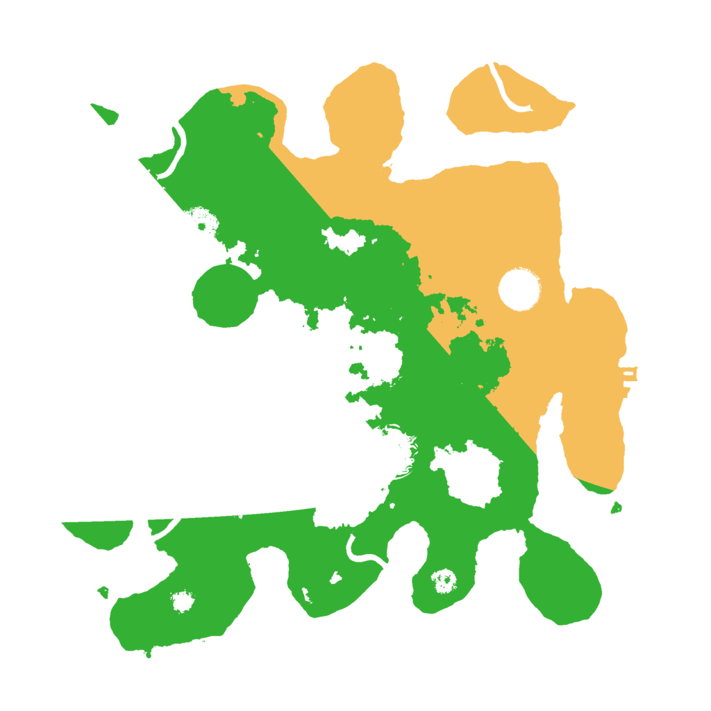 Biome Rust Map: Procedural Map, Size: 3000, Seed: 56469