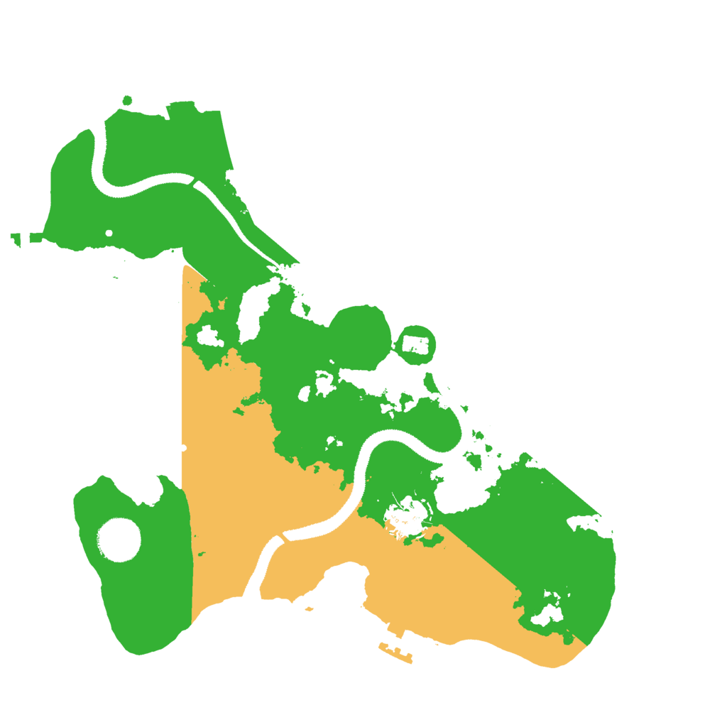 Biome Rust Map: Procedural Map, Size: 3000, Seed: 373313078