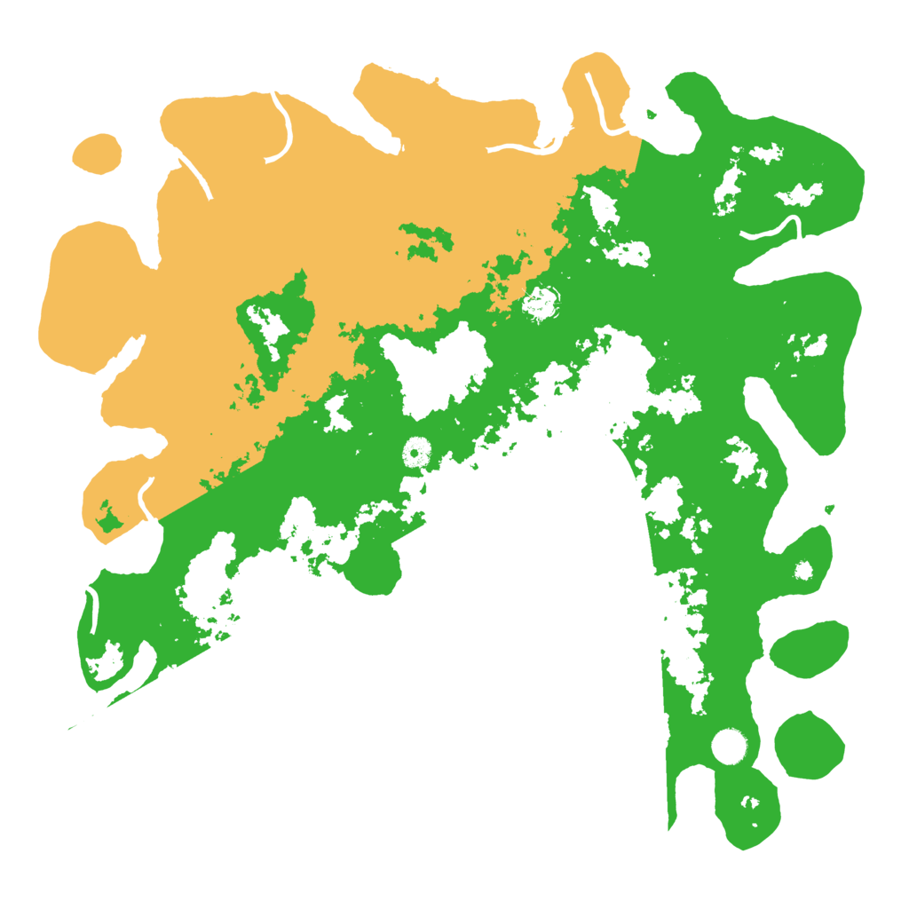 Biome Rust Map: Procedural Map, Size: 4500, Seed: 998877