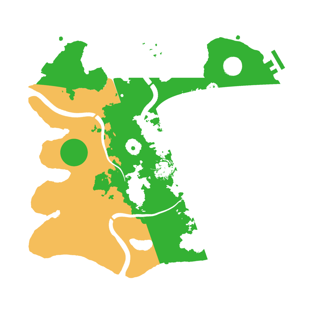 Biome Rust Map: Procedural Map, Size: 3000, Seed: 59278