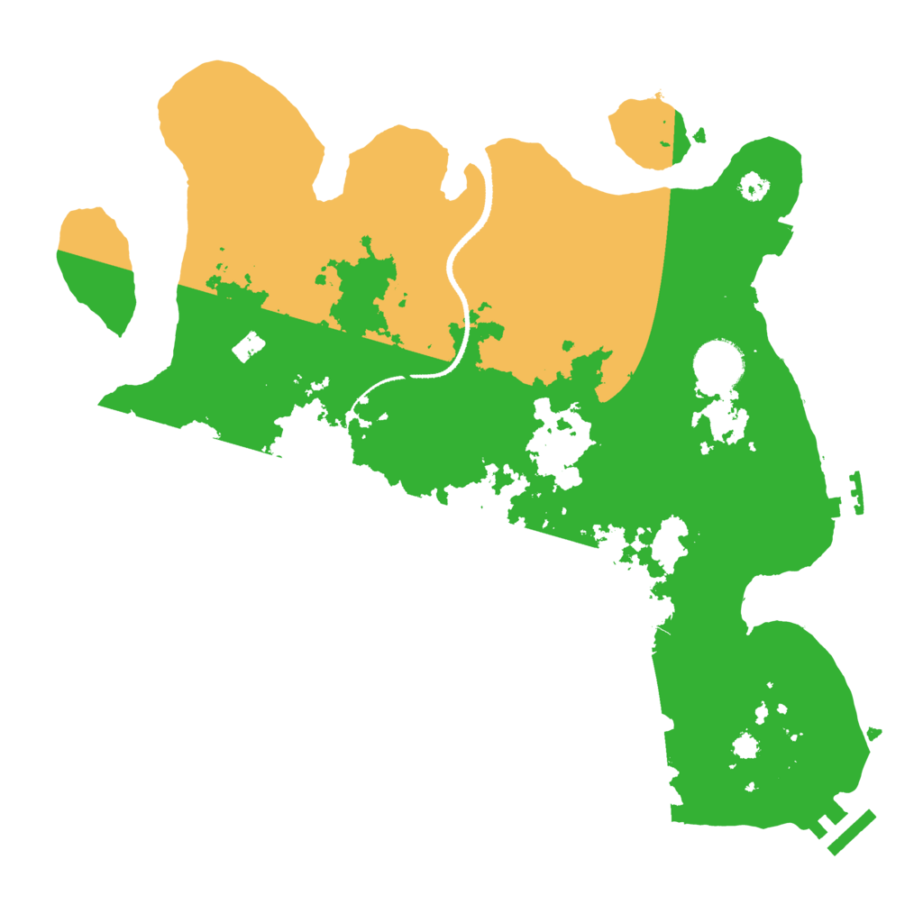 Biome Rust Map: Procedural Map, Size: 3240, Seed: 2147483647