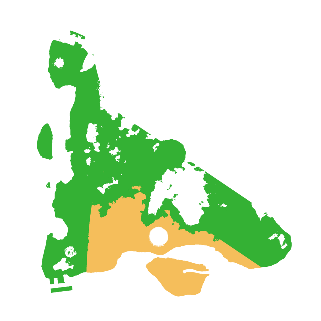 Biome Rust Map: Procedural Map, Size: 3000, Seed: 542213995