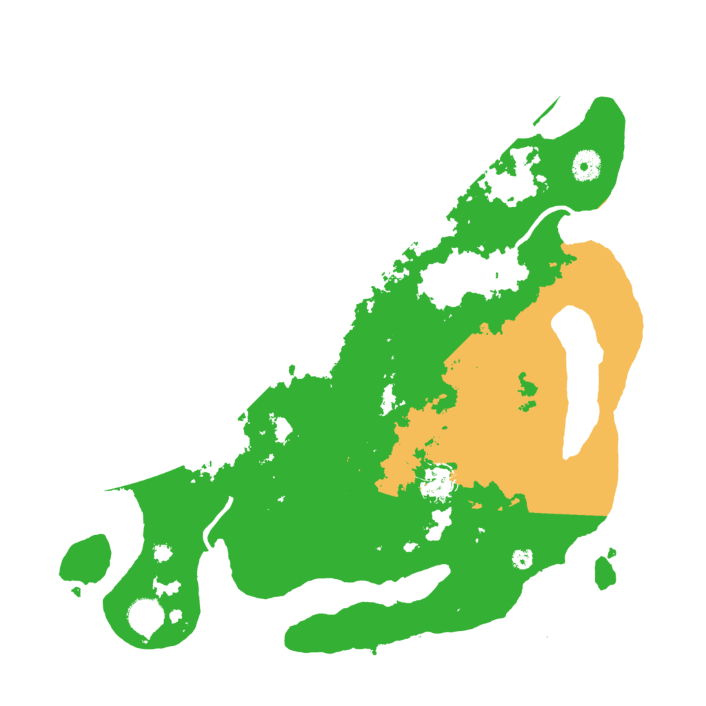 Biome Rust Map: Procedural Map, Size: 3500, Seed: 1583980607