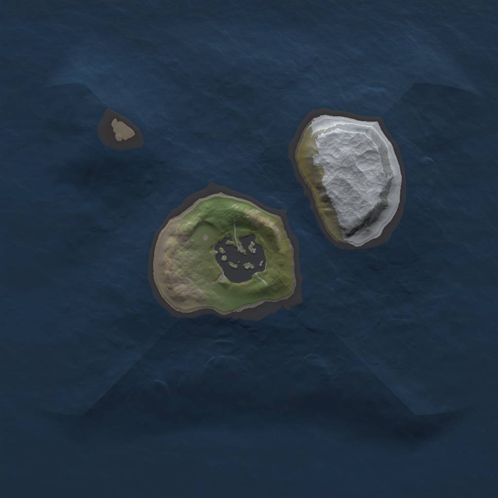 Rust Map: Barren, Size: 1500, Seed: 72819, 3 Monuments