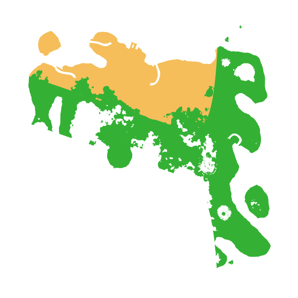 Biome Rust Map: Procedural Map, Size: 3200, Seed: 255171442