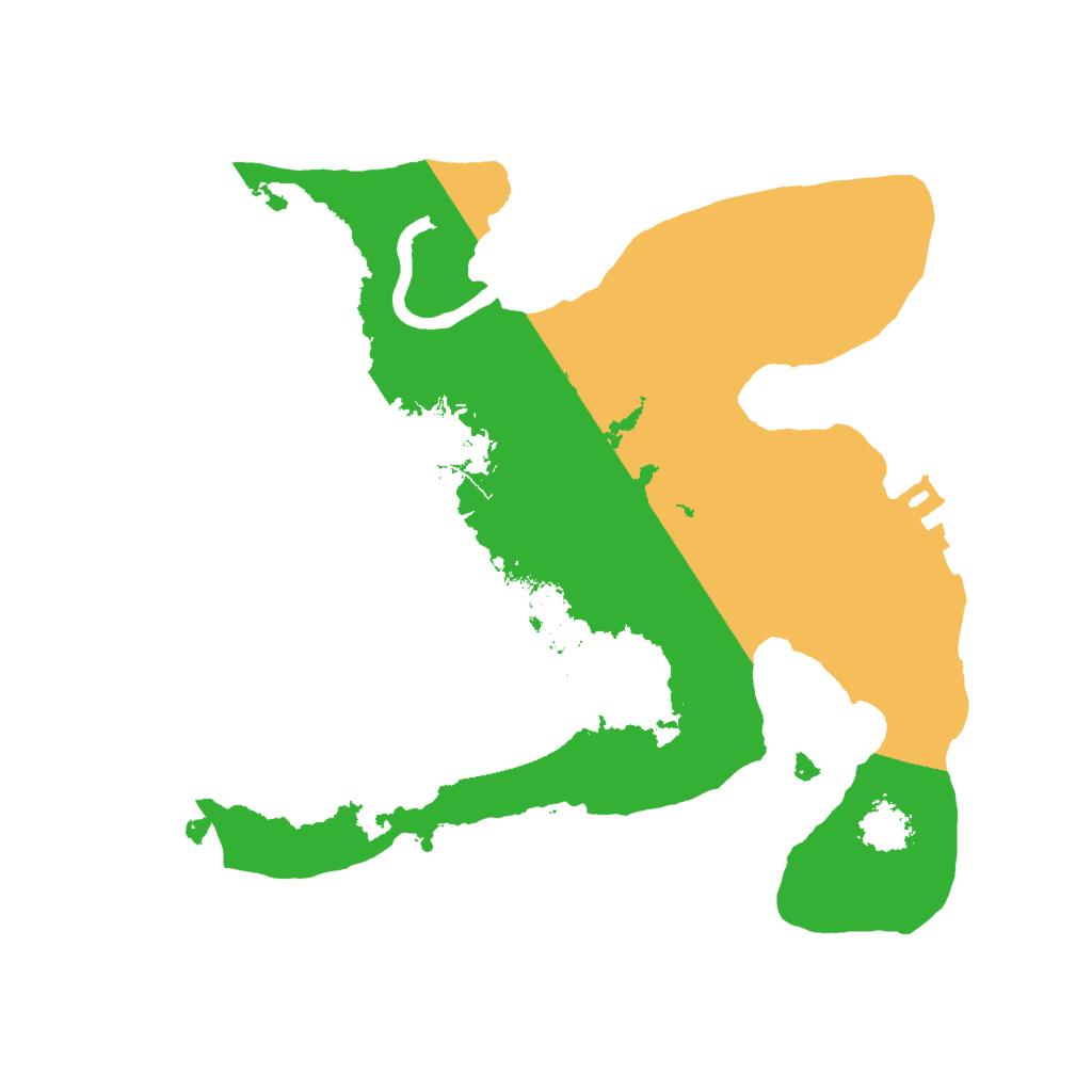 Biome Rust Map: Procedural Map, Size: 2000, Seed: 753326614