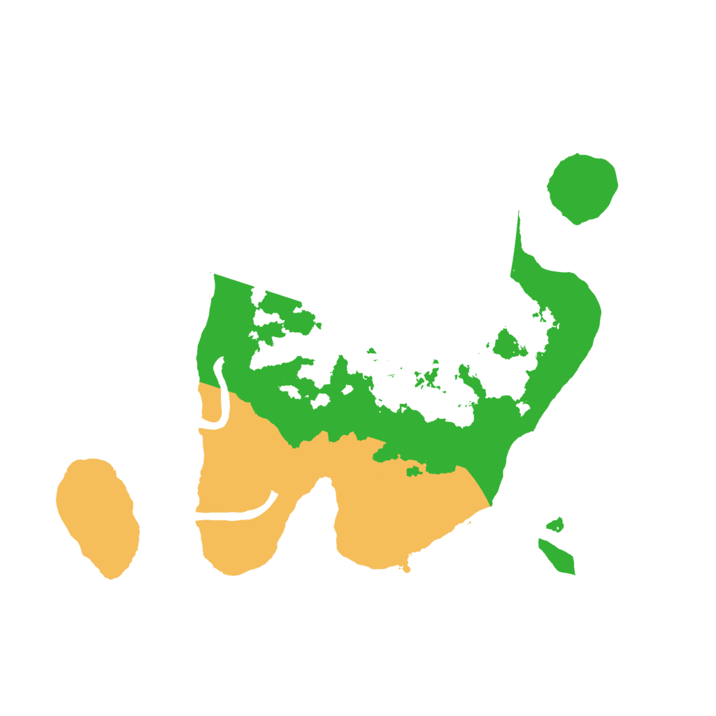 Biome Rust Map: Procedural Map, Size: 2200, Seed: 581619726