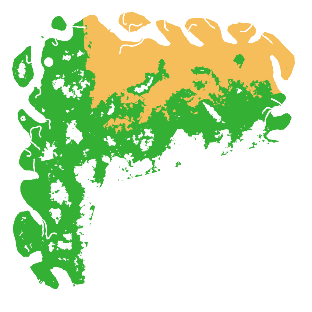 Biome Rust Map: Procedural Map, Size: 6000, Seed: 663680258