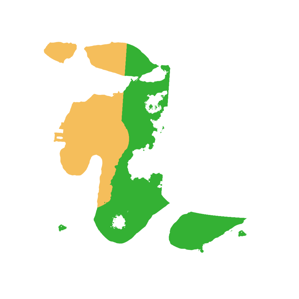 Biome Rust Map: Procedural Map, Size: 2000, Seed: 2342