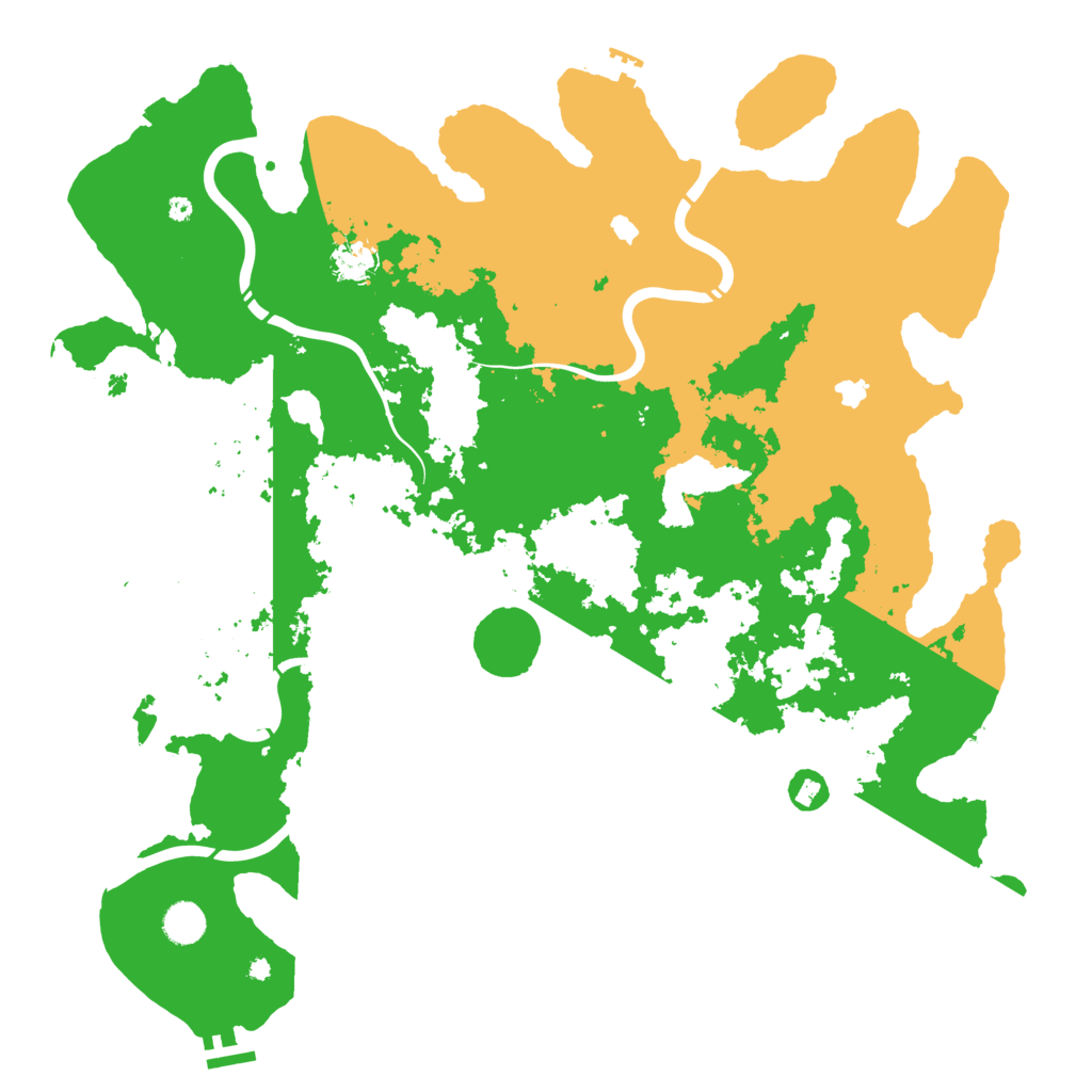 Biome Rust Map: Procedural Map, Size: 4500, Seed: 196902565