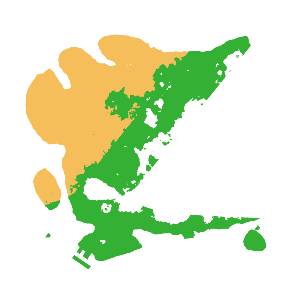 Biome Rust Map: Procedural Map, Size: 3000, Seed: 28245