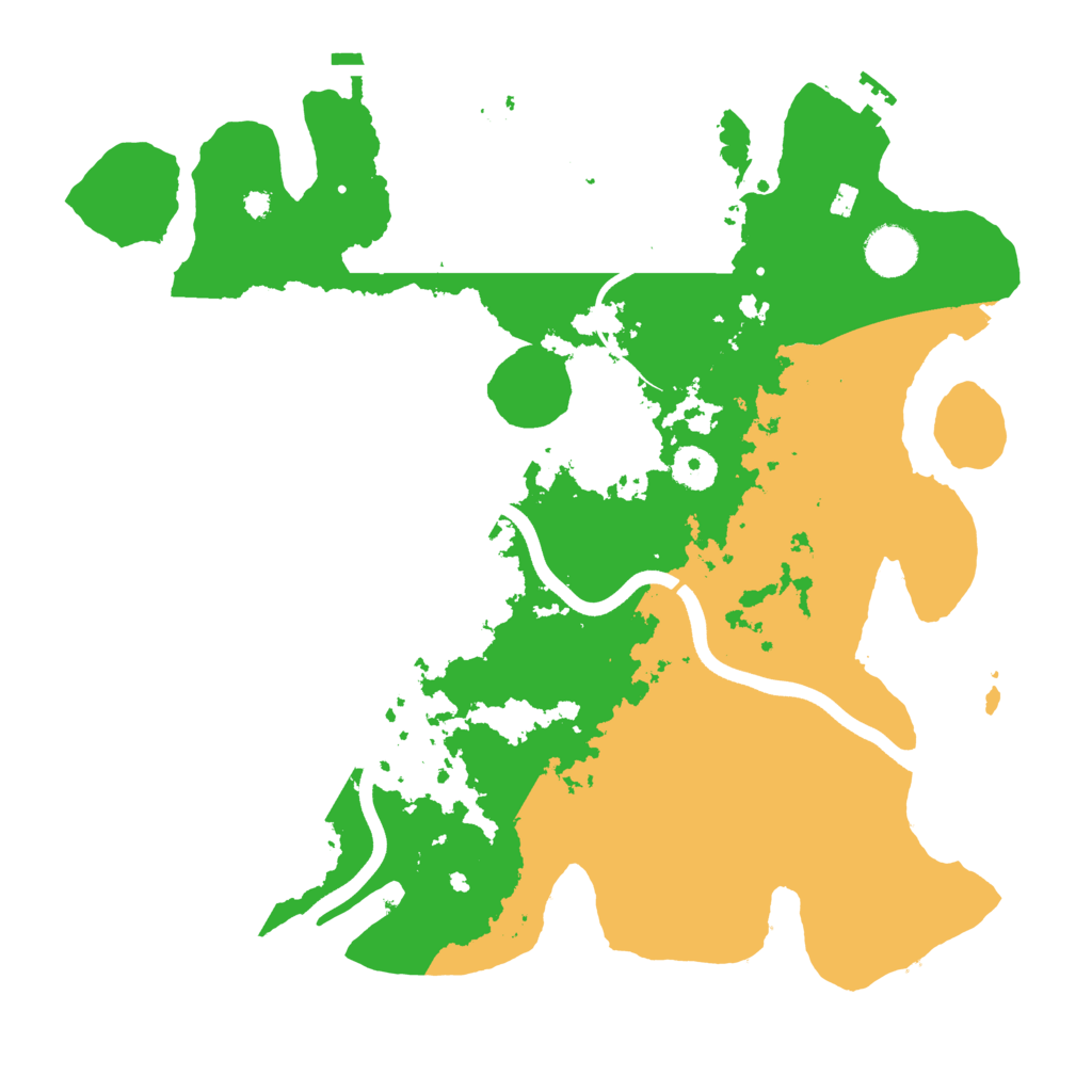 Biome Rust Map: Procedural Map, Size: 3700, Seed: 24231562