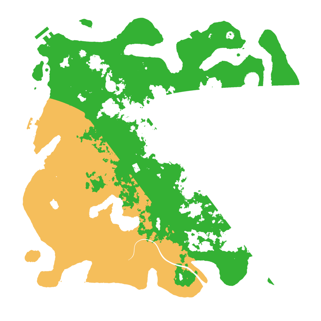 Biome Rust Map: Procedural Map, Size: 4000, Seed: 1316726678