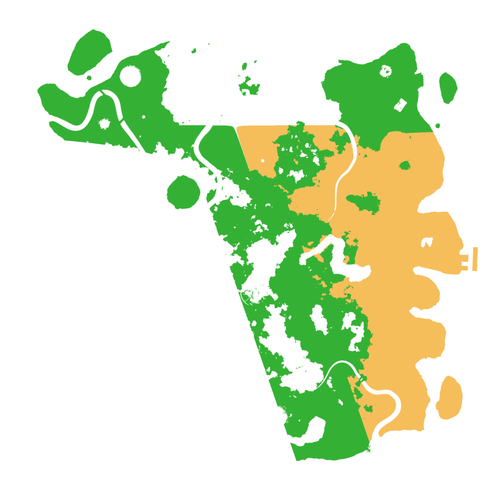 Biome Rust Map: Procedural Map, Size: 4250, Seed: 168674466