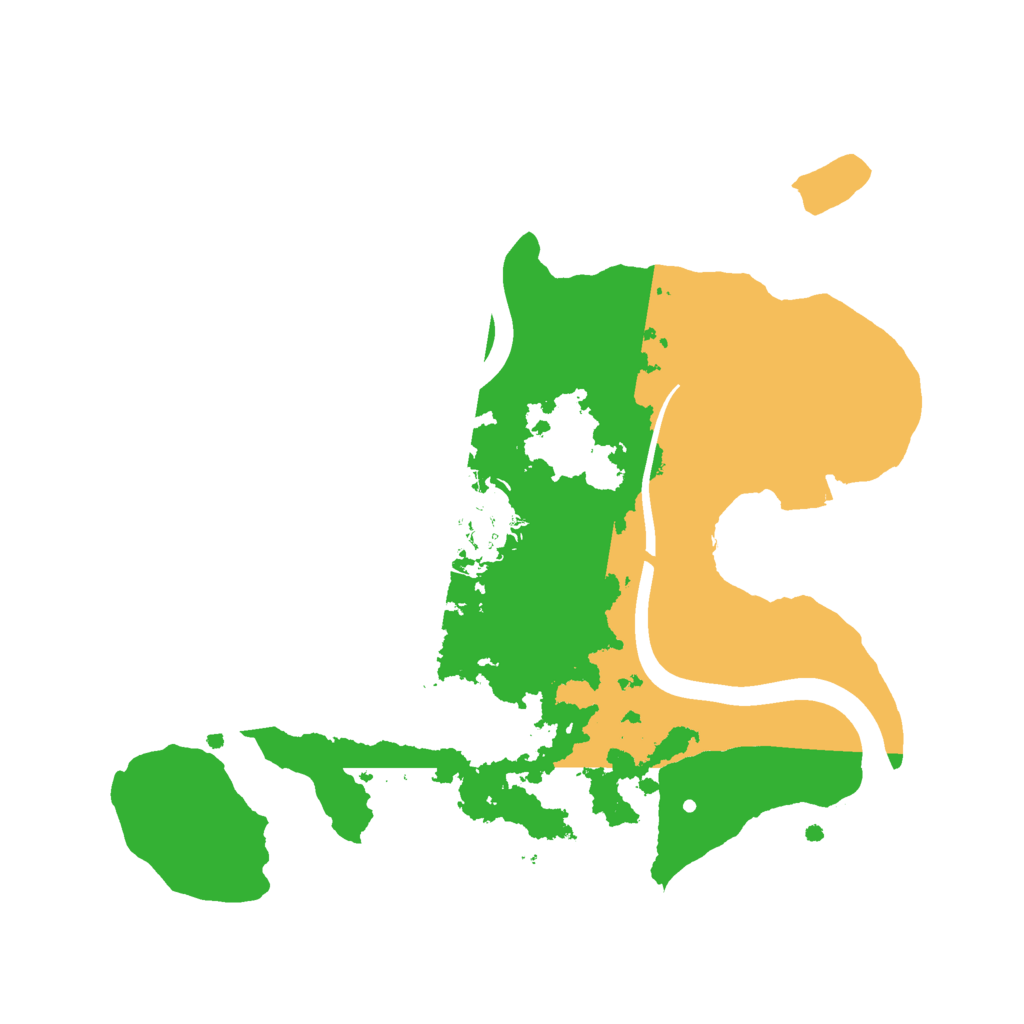 Biome Rust Map: Procedural Map, Size: 2300, Seed: 68182621