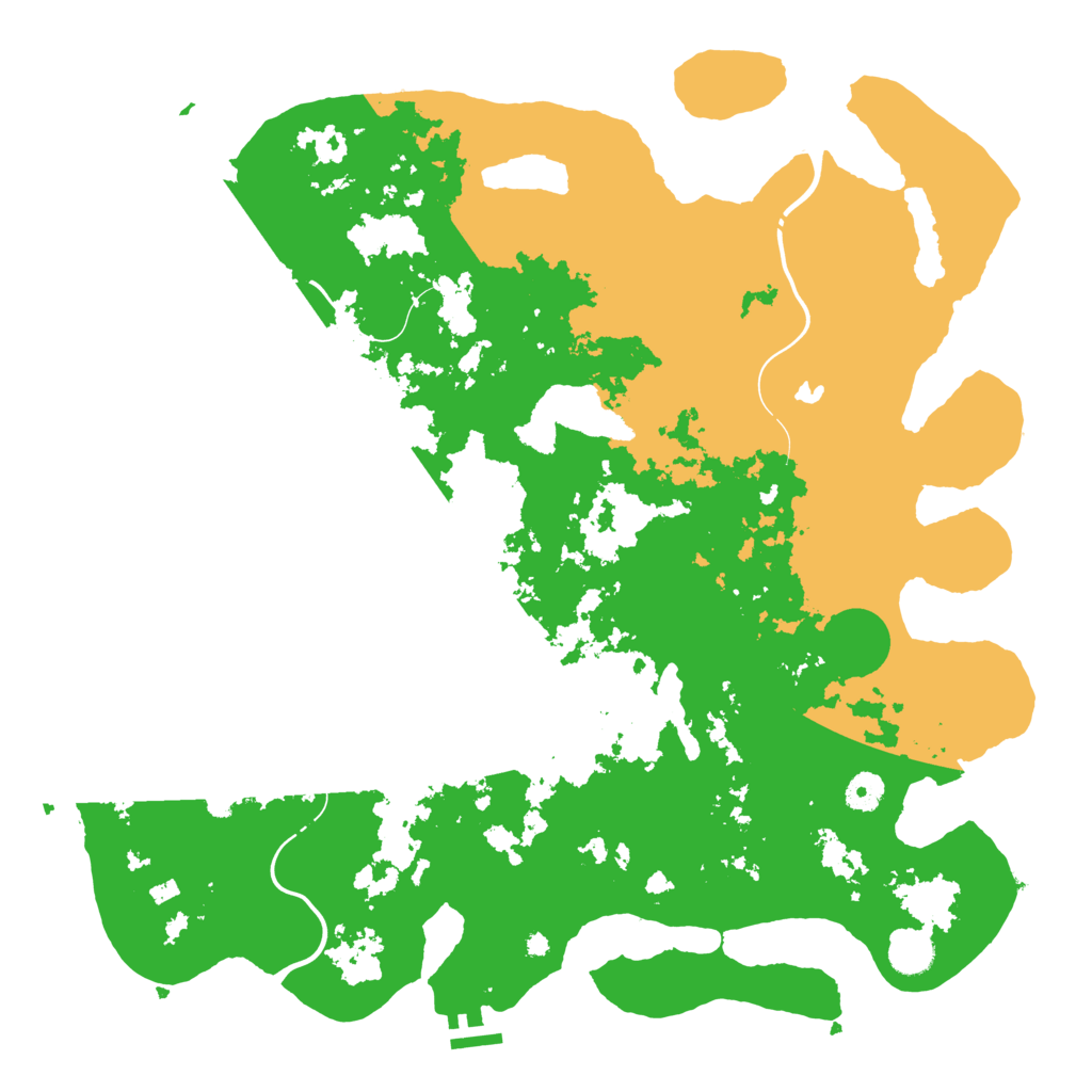 Biome Rust Map: Procedural Map, Size: 4250, Seed: 1311032770