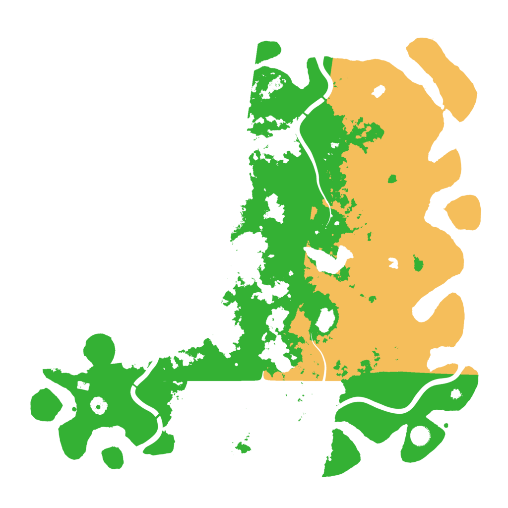 Biome Rust Map: Procedural Map, Size: 4500, Seed: 56334322