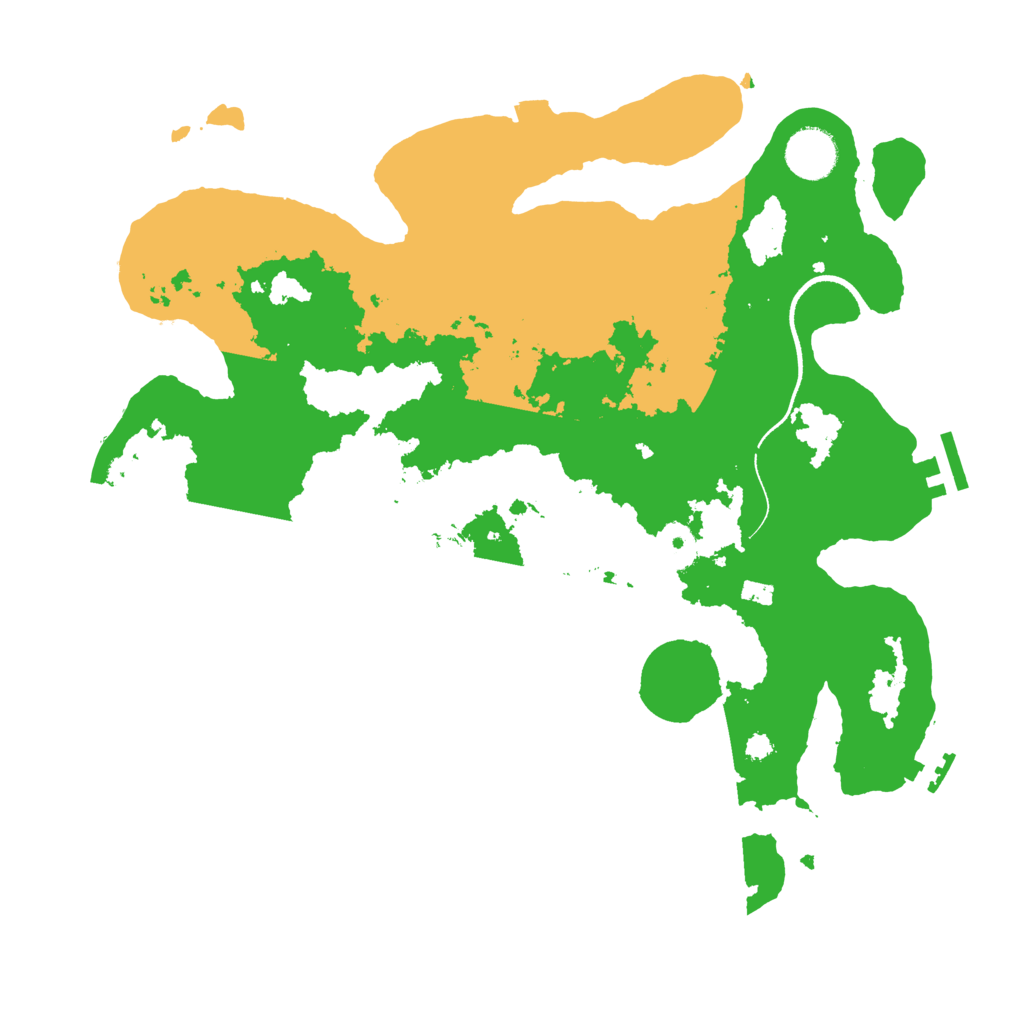 Biome Rust Map: Procedural Map, Size: 3500, Seed: 798260911