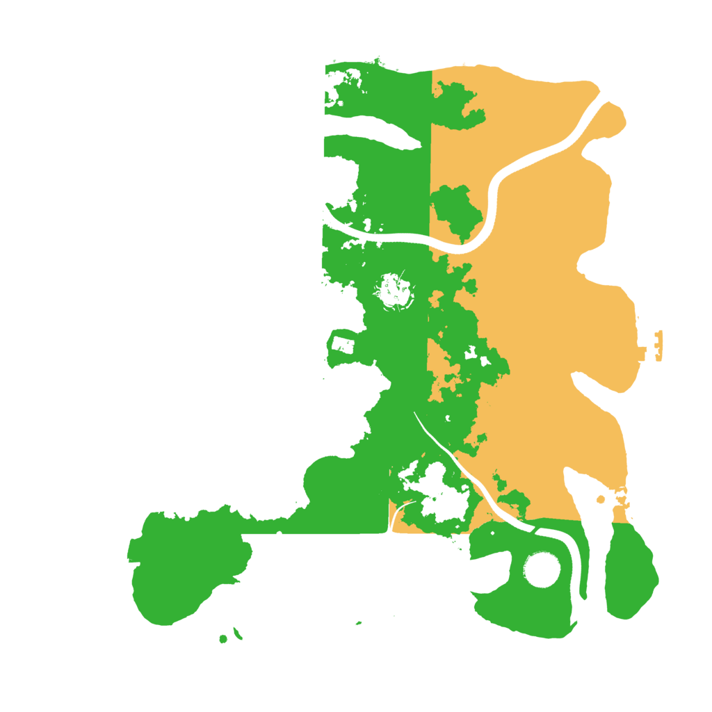 Biome Rust Map: Procedural Map, Size: 3500, Seed: 981982