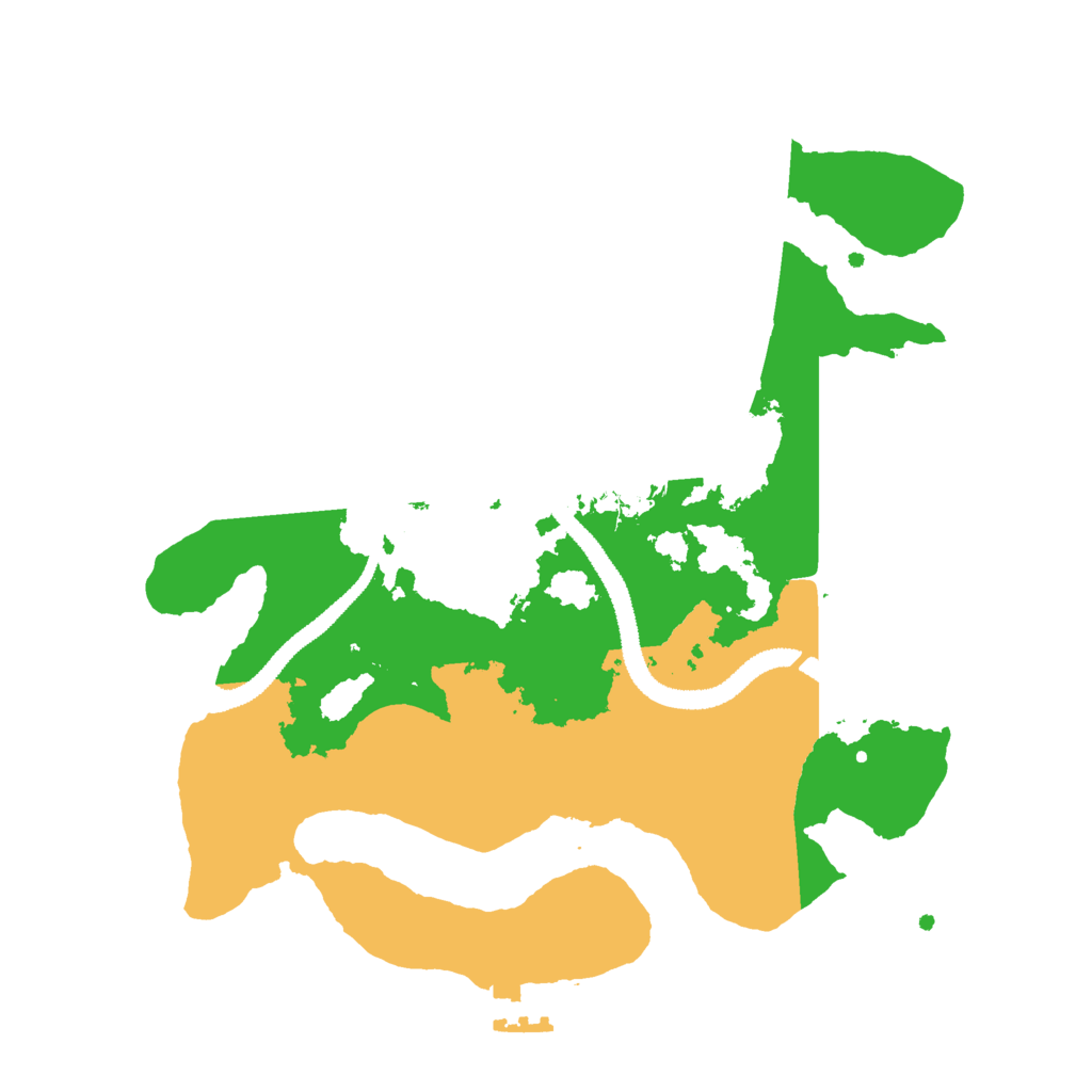 Biome Rust Map: Procedural Map, Size: 2780, Seed: 110164653