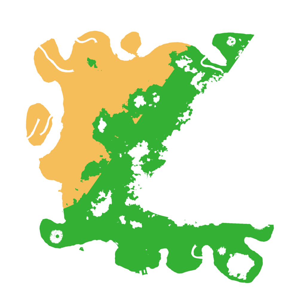Biome Rust Map: Procedural Map, Size: 3500, Seed: 2099999986