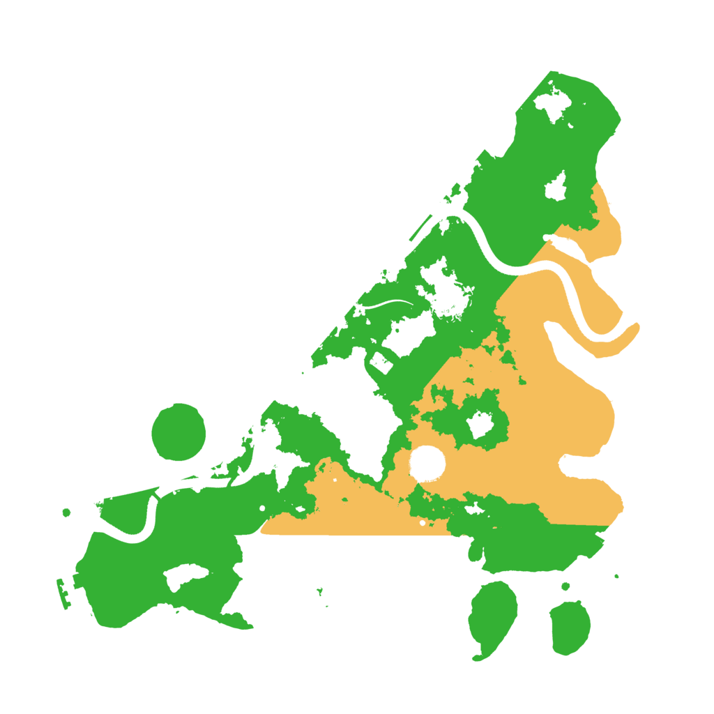 Biome Rust Map: Procedural Map, Size: 3500, Seed: 1498560476
