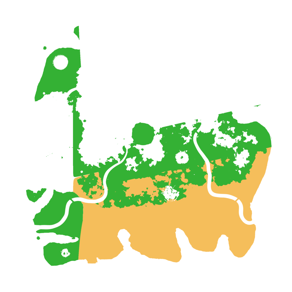 Biome Rust Map: Procedural Map, Size: 3500, Seed: 2099999987