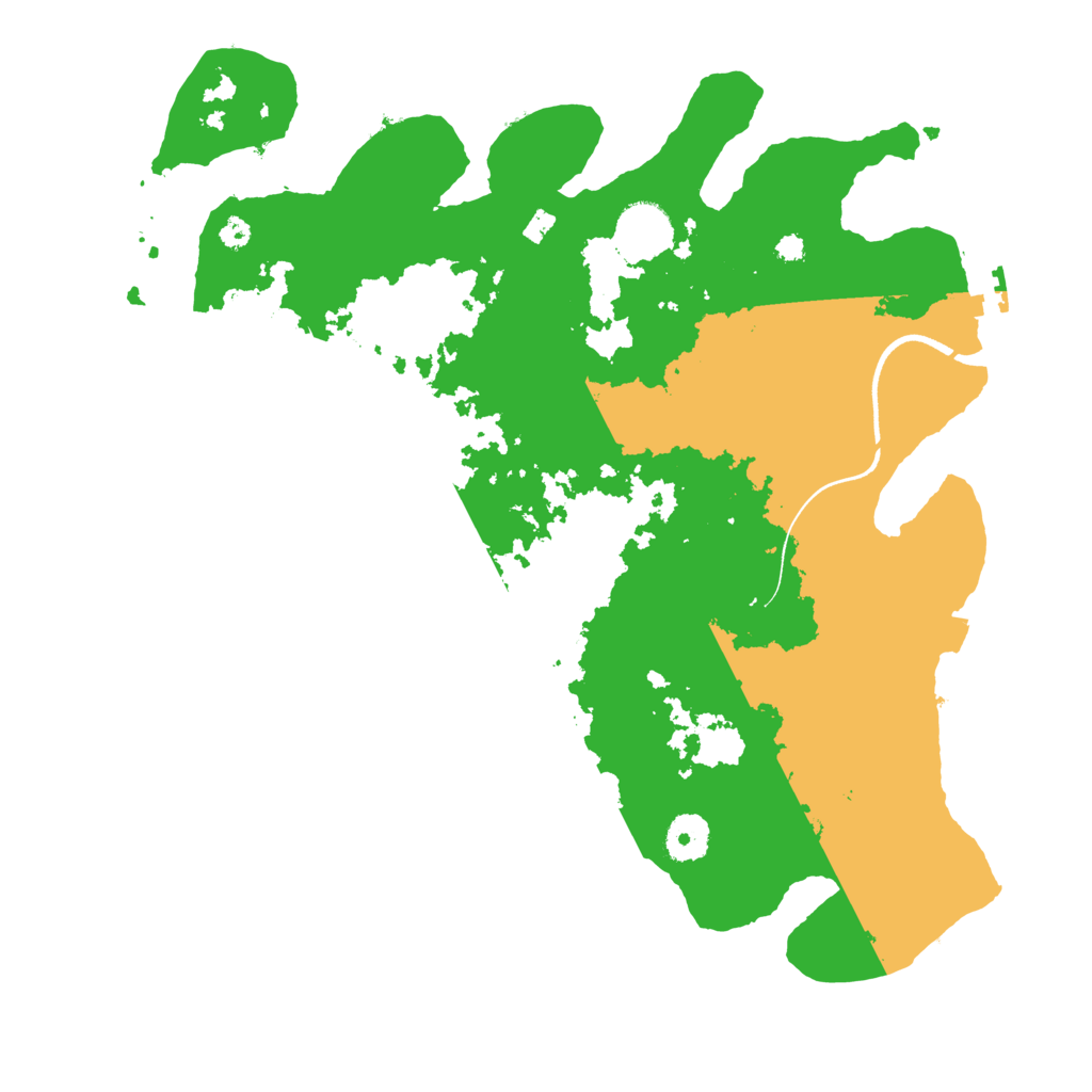 Biome Rust Map: Procedural Map, Size: 3600, Seed: 1965659360