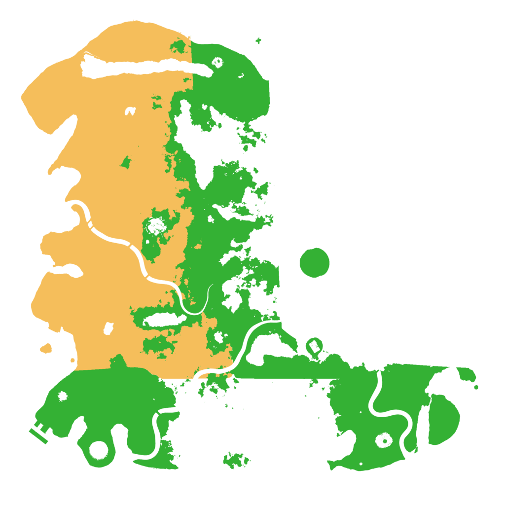 Biome Rust Map: Procedural Map, Size: 4800, Seed: 584336544