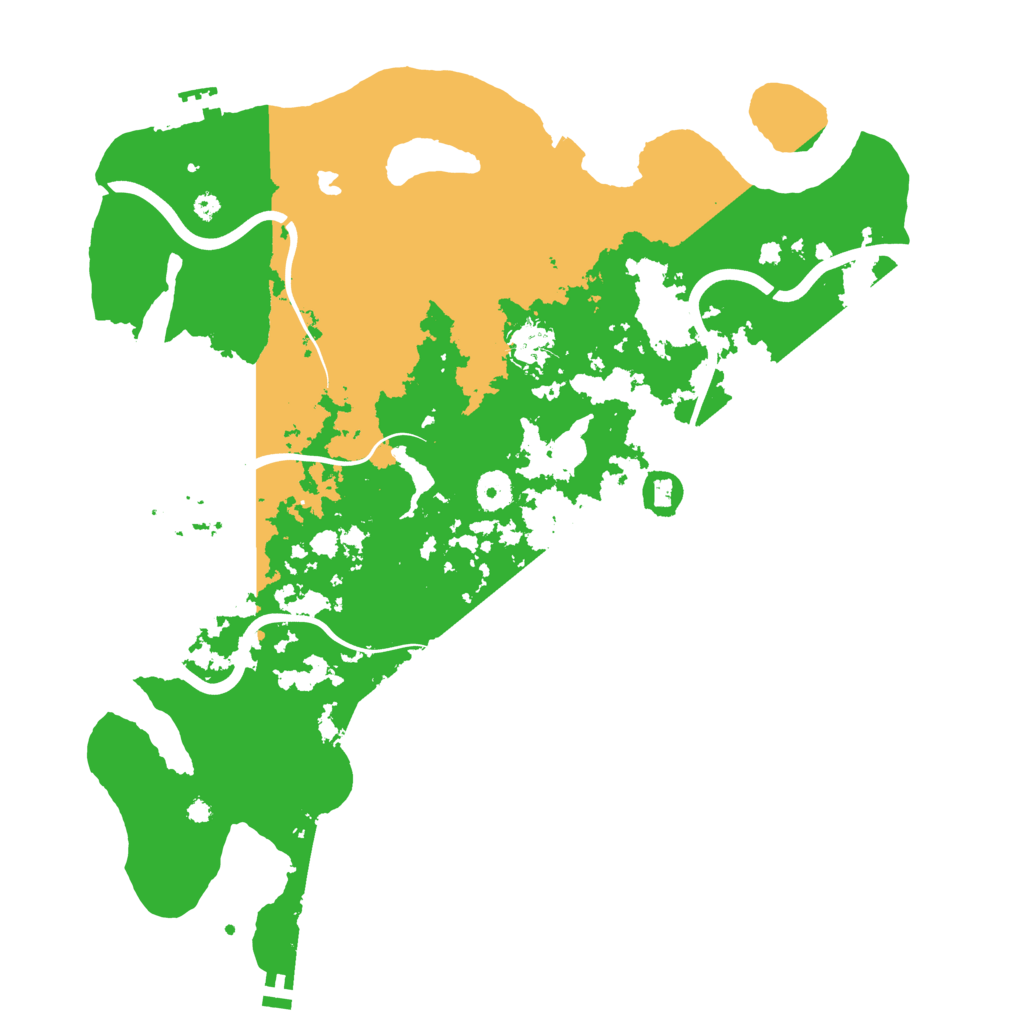 Biome Rust Map: Procedural Map, Size: 4000, Seed: 42278983