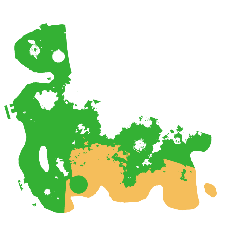 Biome Rust Map: Procedural Map, Size: 3500, Seed: 678886