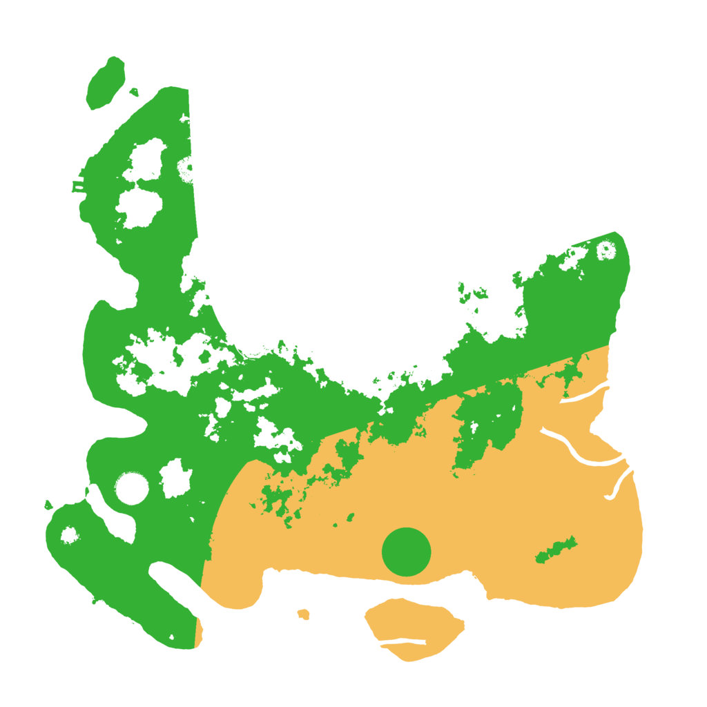 Biome Rust Map: Procedural Map, Size: 3800, Seed: 123131231