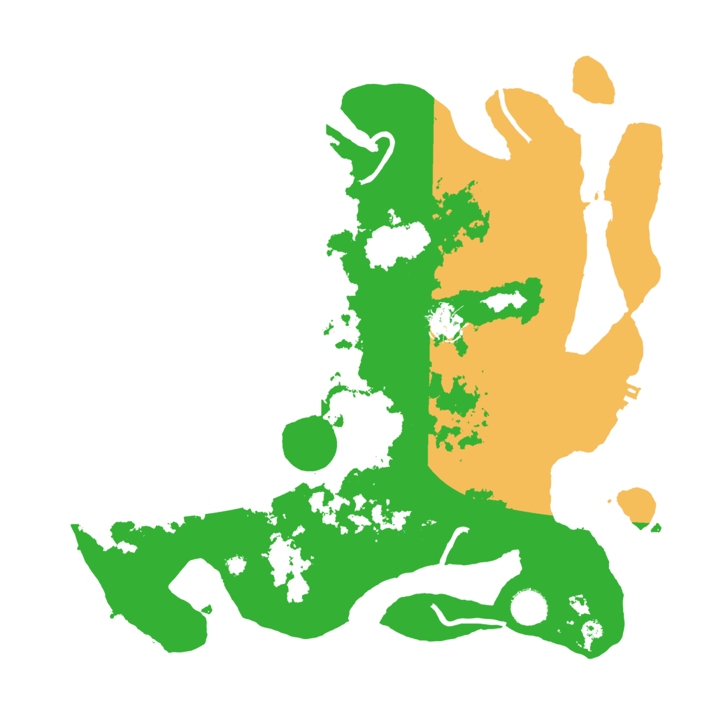 Biome Rust Map: Procedural Map, Size: 3500, Seed: 820356384