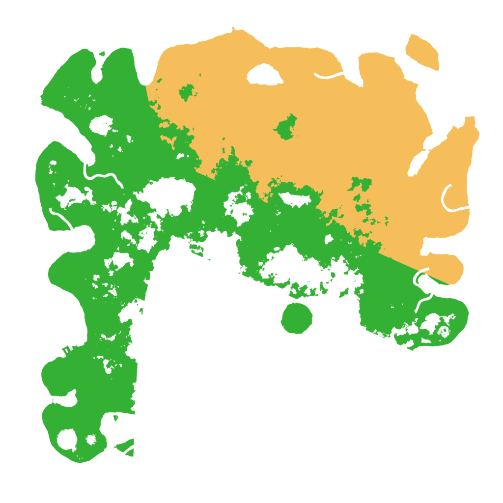 Biome Rust Map: Procedural Map, Size: 4500, Seed: 978016597