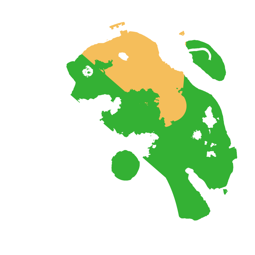 Biome Rust Map: Procedural Map, Size: 2500, Seed: 1856968366