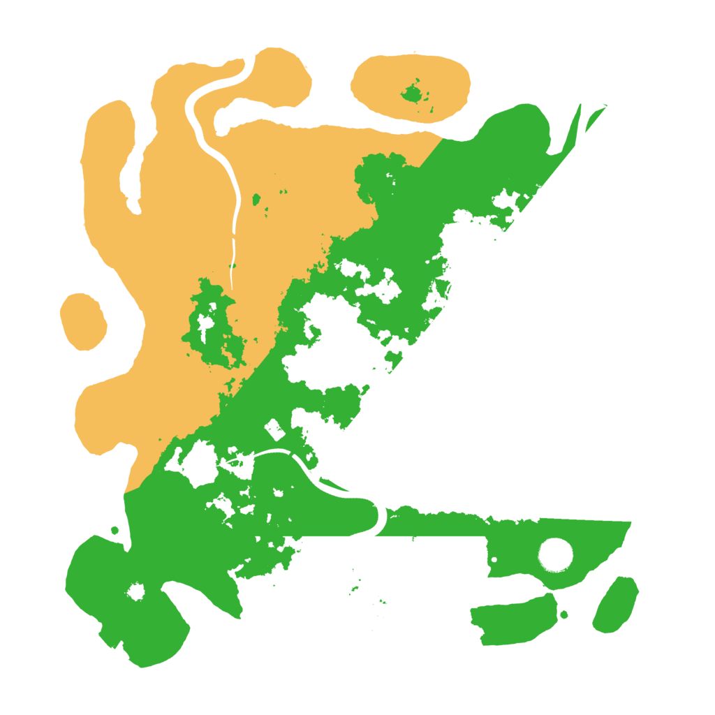 Biome Rust Map: Procedural Map, Size: 3703, Seed: 45000