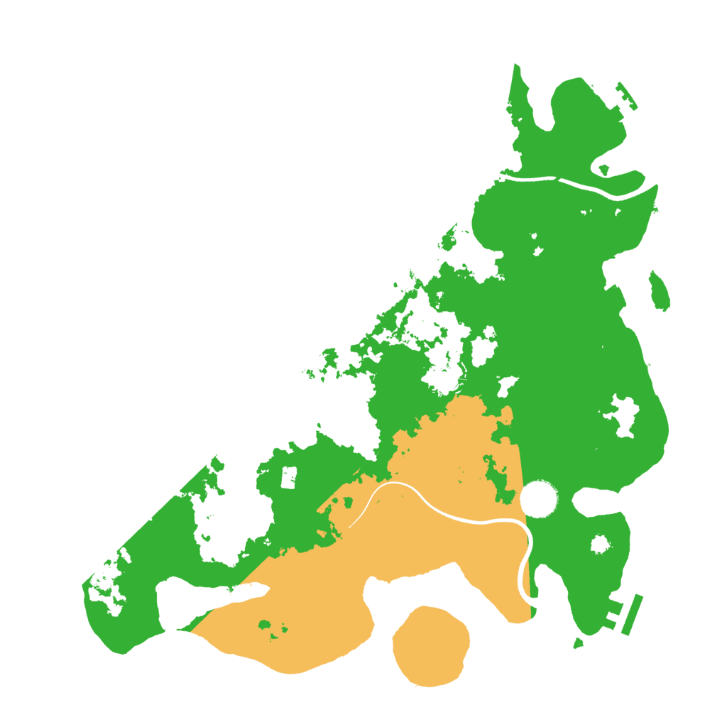 Biome Rust Map: Procedural Map, Size: 3500, Seed: 1532668029