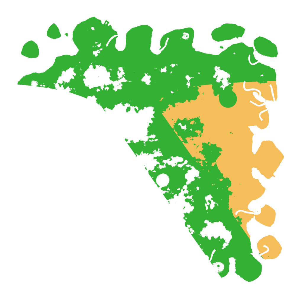 Biome Rust Map: Procedural Map, Size: 4500, Seed: 22542507