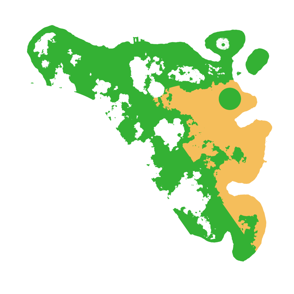 Biome Rust Map: Procedural Map, Size: 3500, Seed: 2099999984