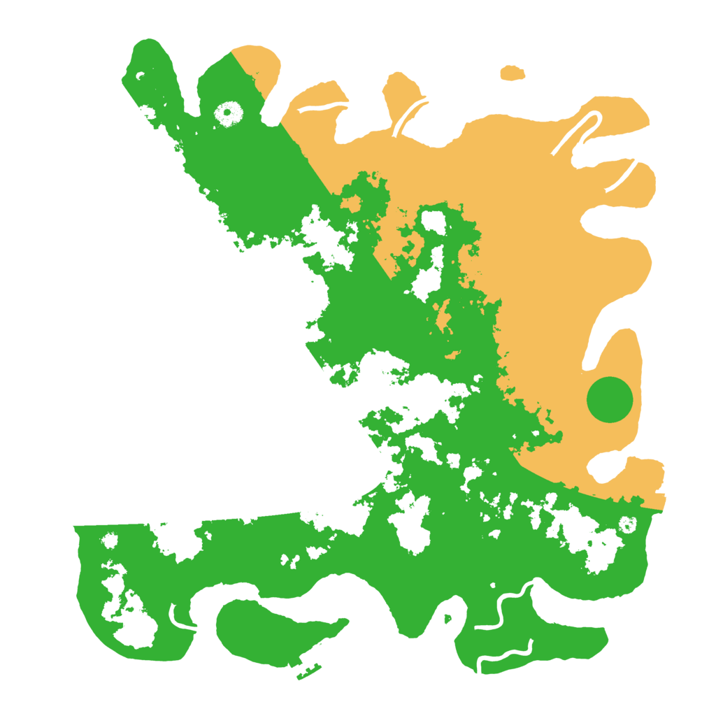 Biome Rust Map: Procedural Map, Size: 4096, Seed: 729306013