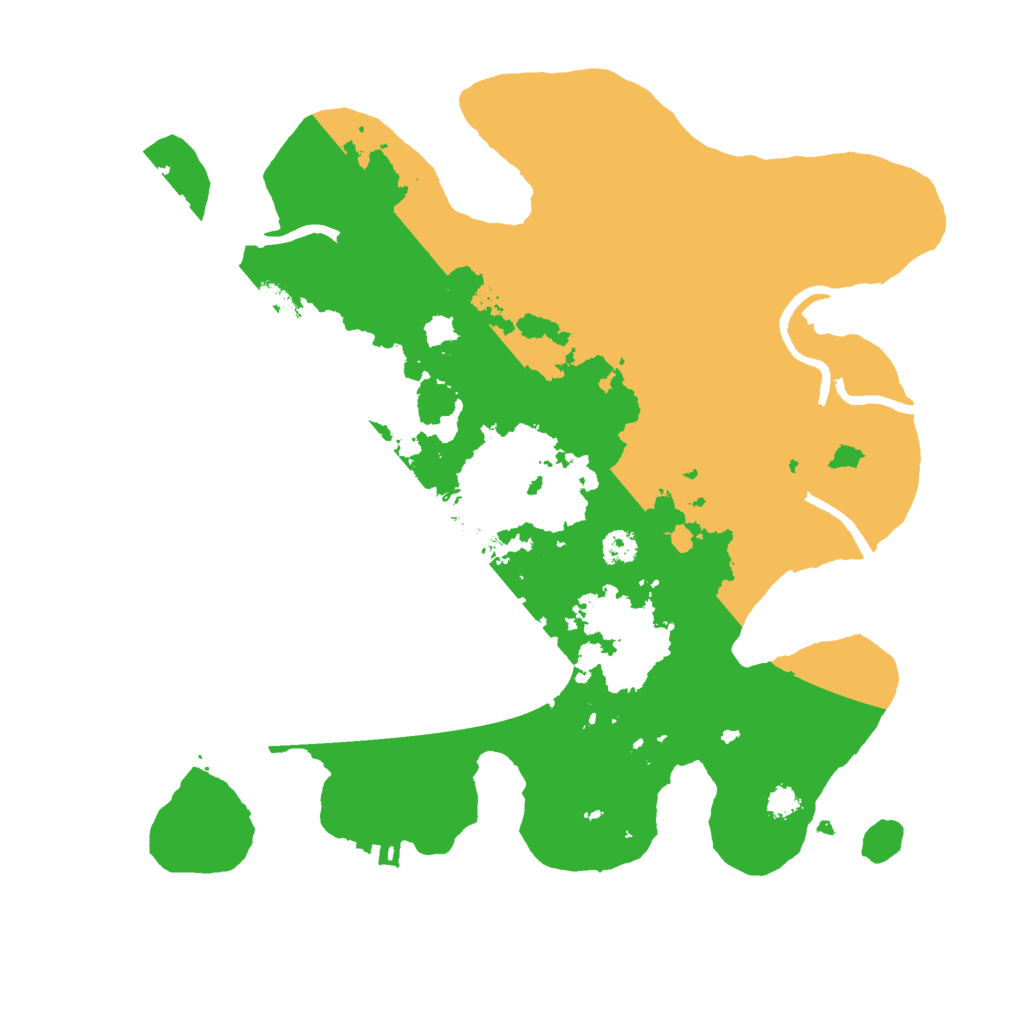 Biome Rust Map: Procedural Map, Size: 3000, Seed: 1975190066