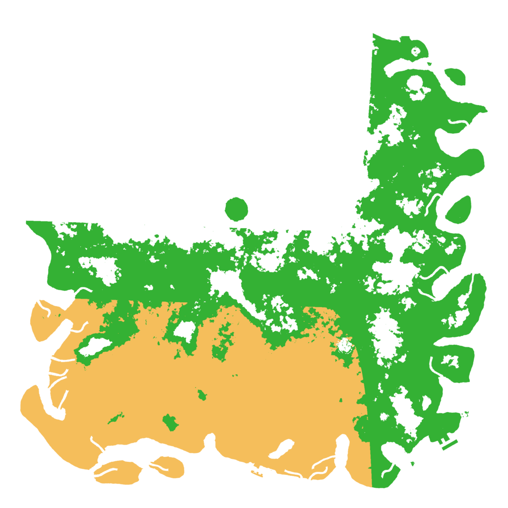 Biome Rust Map: Procedural Map, Size: 6000, Seed: 20230130