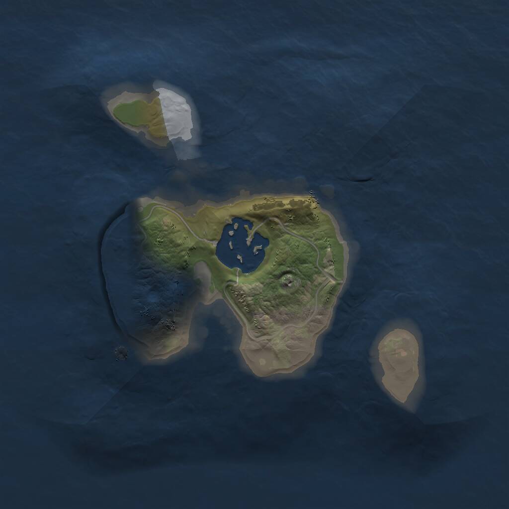 Rust Map: Procedural Map, Size: 1500, Seed: 47692682, 2 Monuments