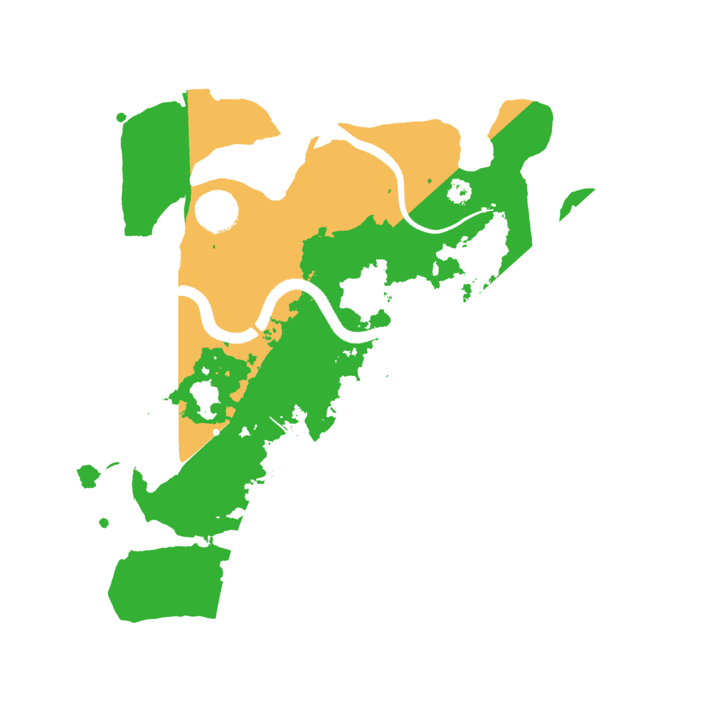 Biome Rust Map: Procedural Map, Size: 3000, Seed: 9878171