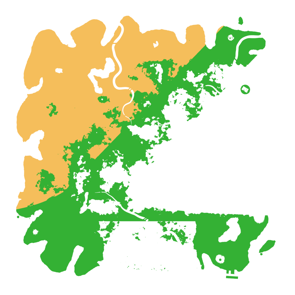 Biome Rust Map: Procedural Map, Size: 5000, Seed: 1277828865