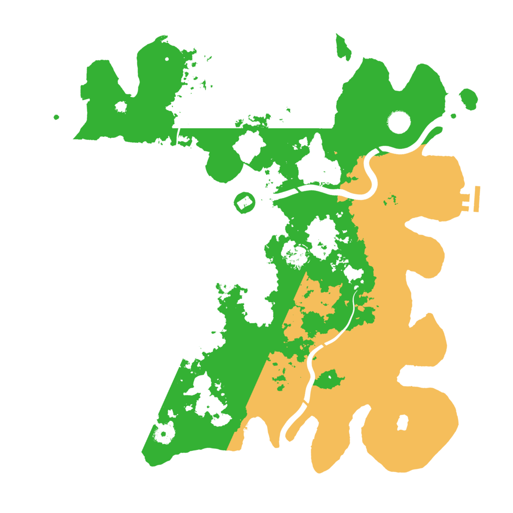 Biome Rust Map: Procedural Map, Size: 4000, Seed: 41935892