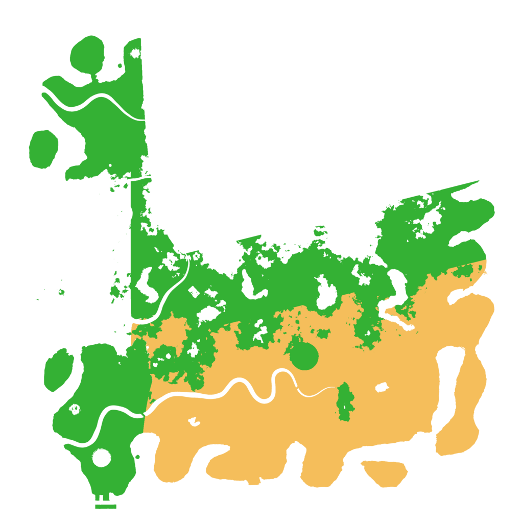 Biome Rust Map: Procedural Map, Size: 5010, Seed: 1