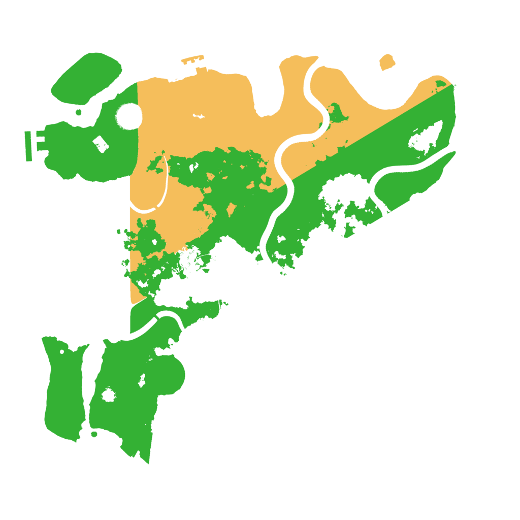 Biome Rust Map: Procedural Map, Size: 3500, Seed: 2120451447
