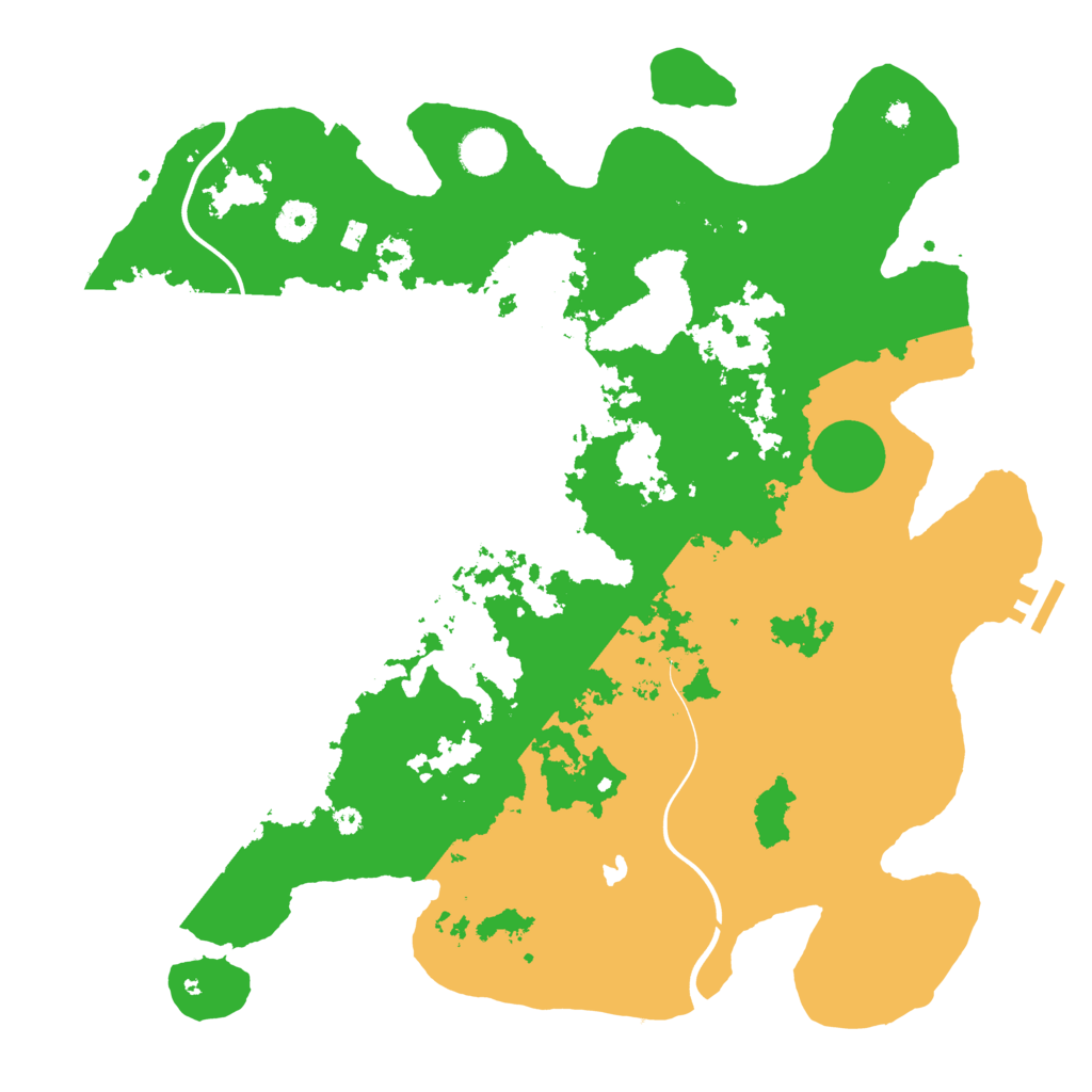 Biome Rust Map: Procedural Map, Size: 4000, Seed: 1280970435