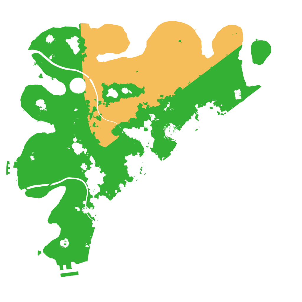 Biome Rust Map: Procedural Map, Size: 3400, Seed: 1979068328